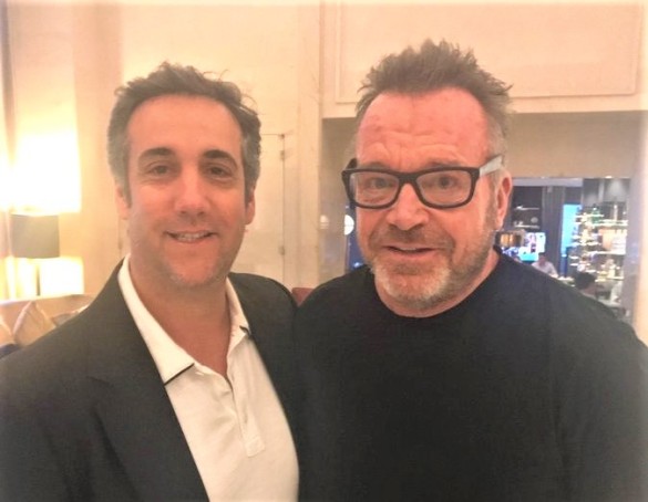 Michael Cohen and Tom Arnold_Arnold Twitter photo June 2018_cropped